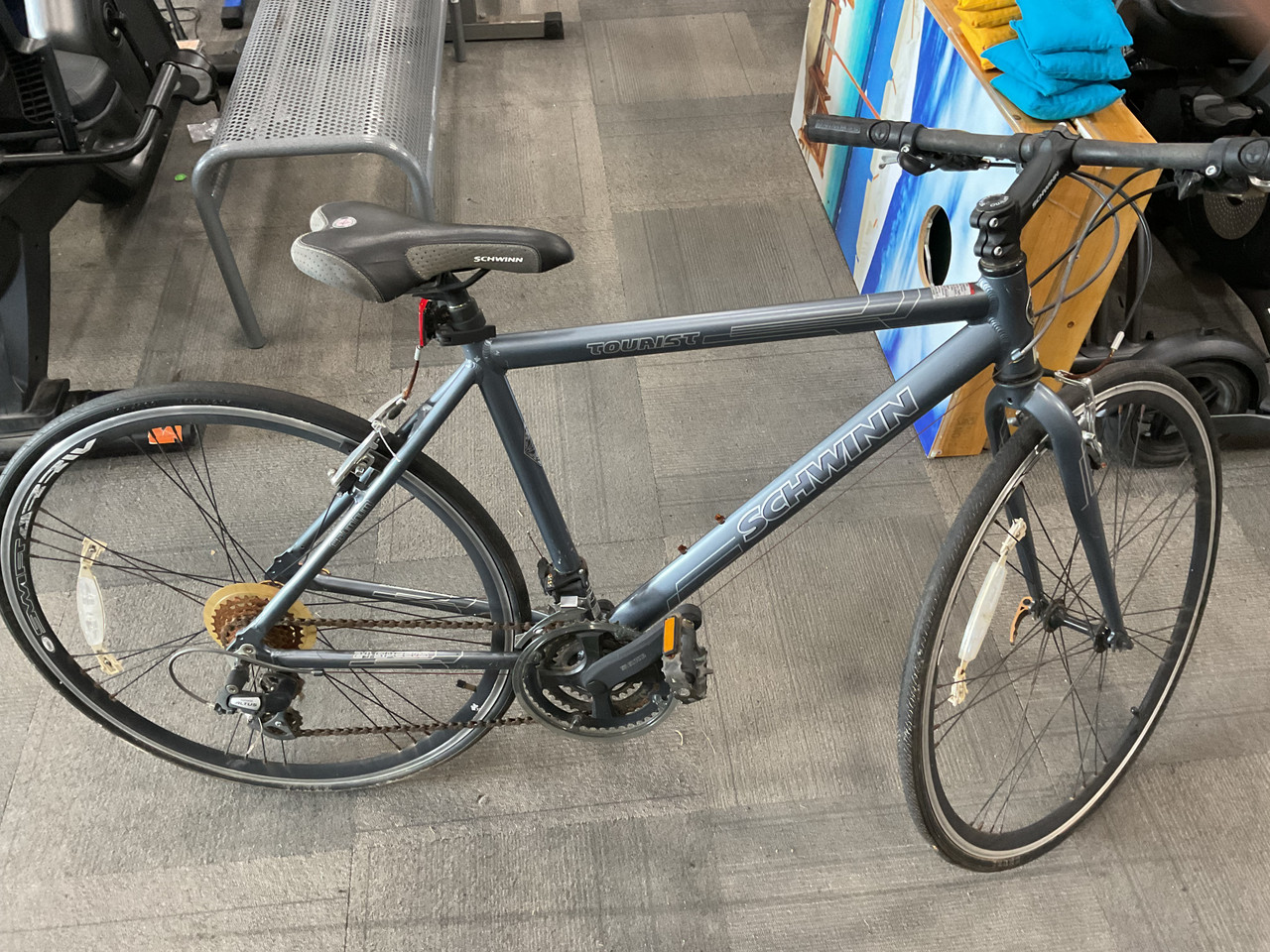 Used Schwinn TOURIST Road Bike Mens Royal Blue 51-53cm - SM Mens Frame