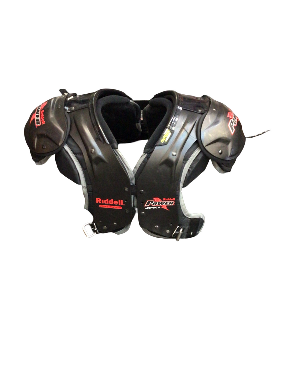 Used Riddell POWER JPX FB Shoulder Pads Black LG