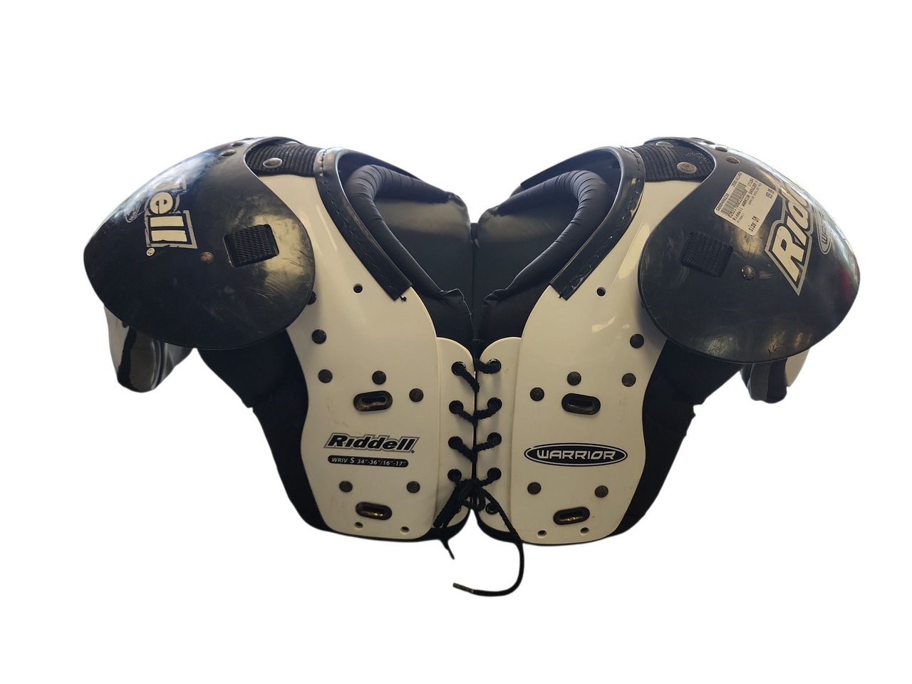 Used Riddell WARRIOR SHOULDER PADS FB Shoulder Pads None SM