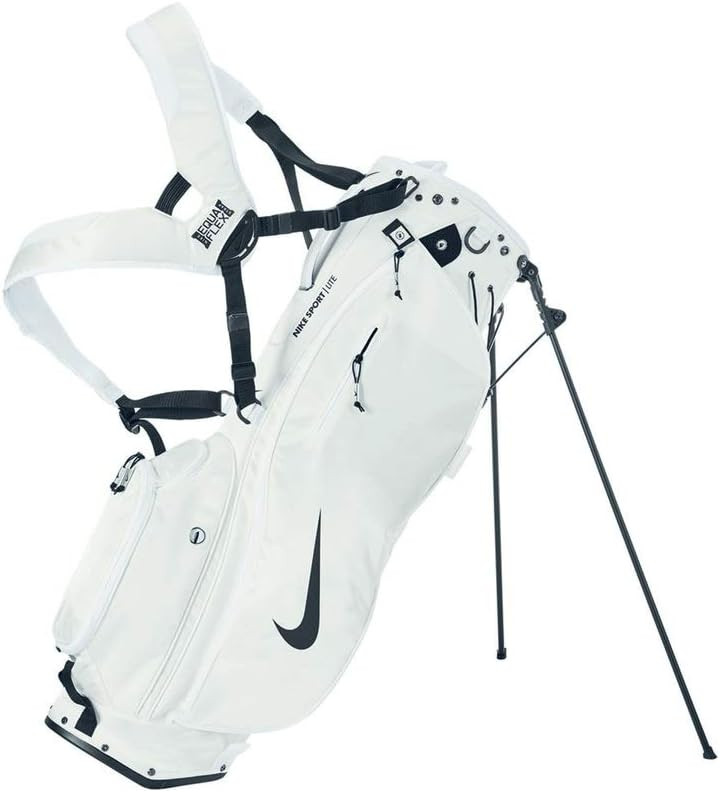 New NIKE SPORT LITE STAND BAG WHITE Golf Stand Bags