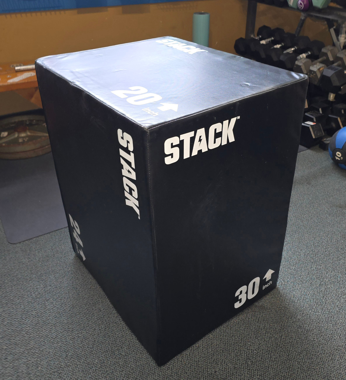 Used Rogue ROGUE FOAM PLYO BOX 20/30 Step Black 11317-S000081643