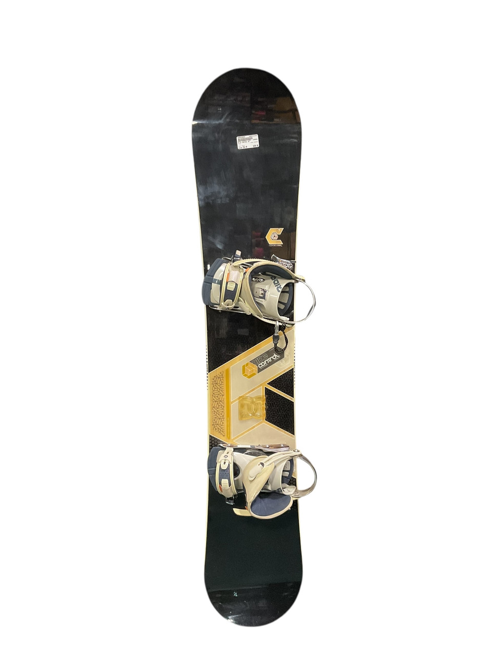 Used Ride CONTROL Mens Board/Bindings Black 158 cm