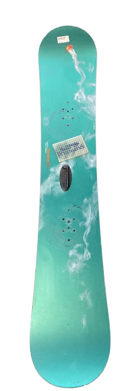 Used Burton SUPERFLY II Mens Snowboard Only Green 162 cm