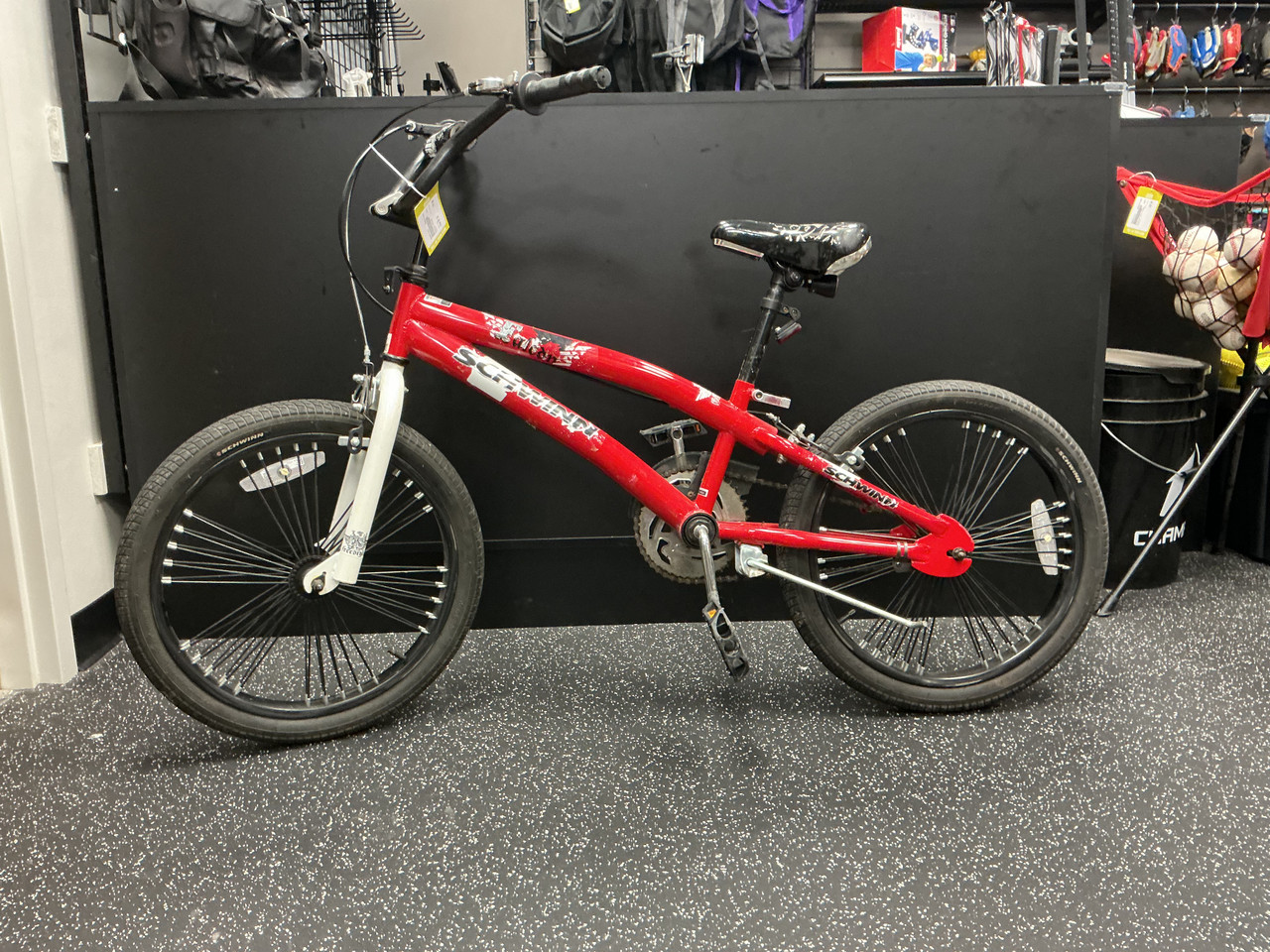 Schwinn 20 Inch Boys Bike Red Used Schwinn FALCON BMX Bike Boys