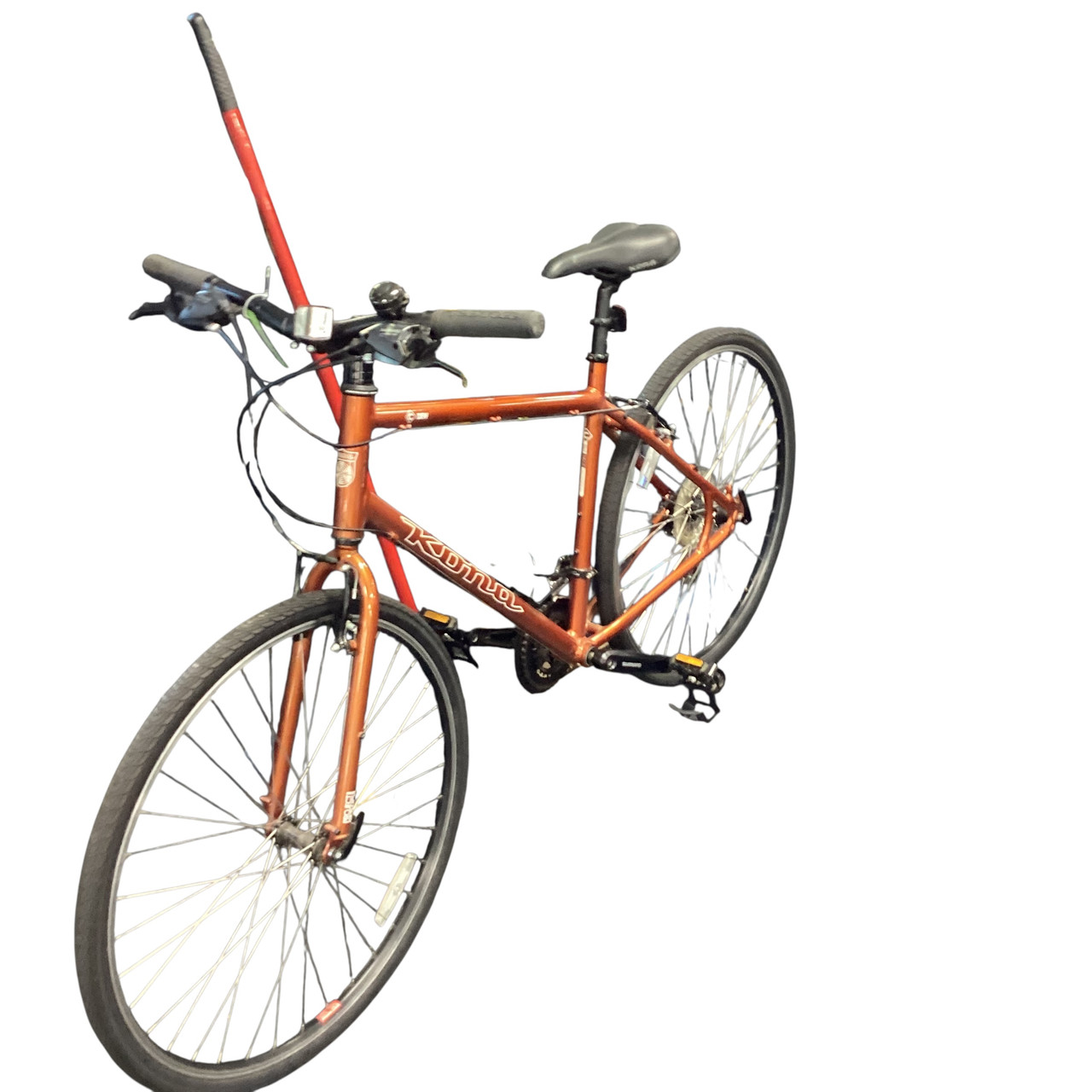 Orange Kona Dew Bicycle Used Kona DEW Cruiser Bike Mens Orange 48