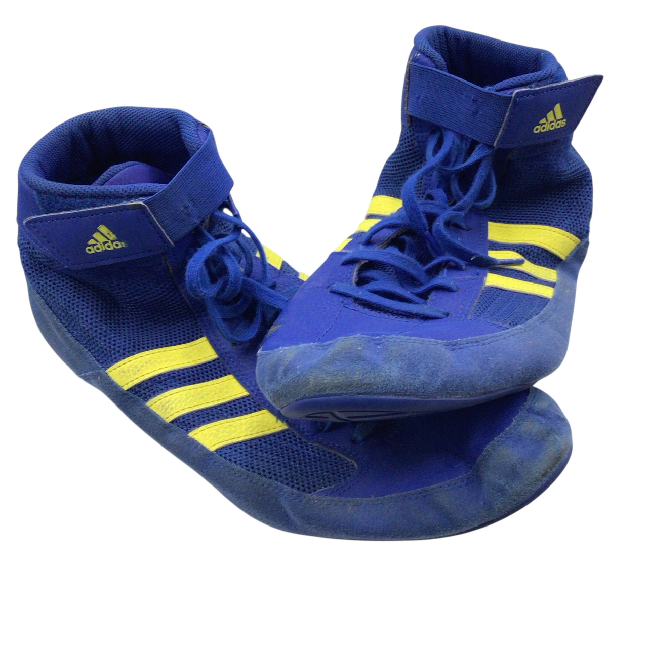 Used Adidas Wrestling Shoes Navy Blue Senior 15