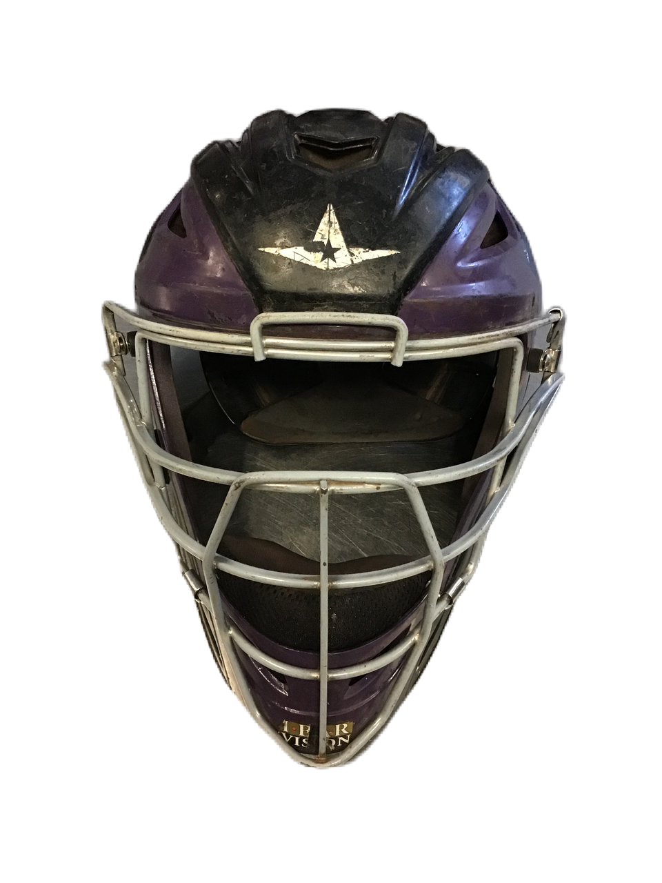 Used All-Star MVP2410-1 Catchers Helmet w/Mask Black One Size