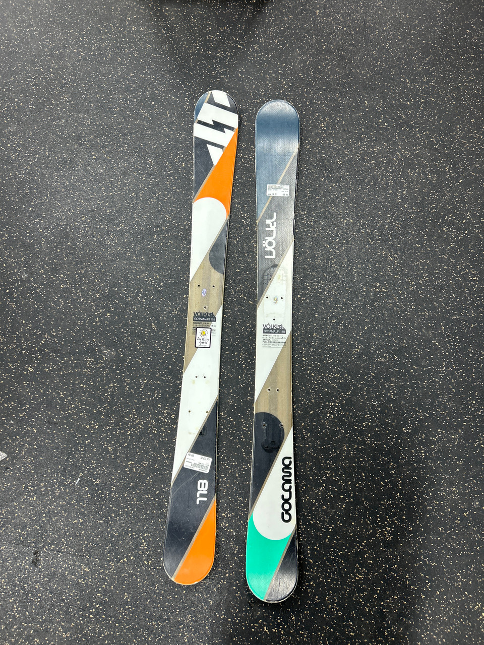 Used Volkl GOTAMA Boys DH Ski/Binding None 118 cm
