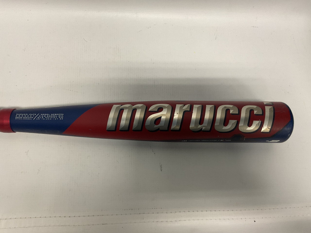 Batte De Baseball Marucci CAT 9 Connect America BBCOR (-3) 32/29 - Petite éraflure Sur Le Manche