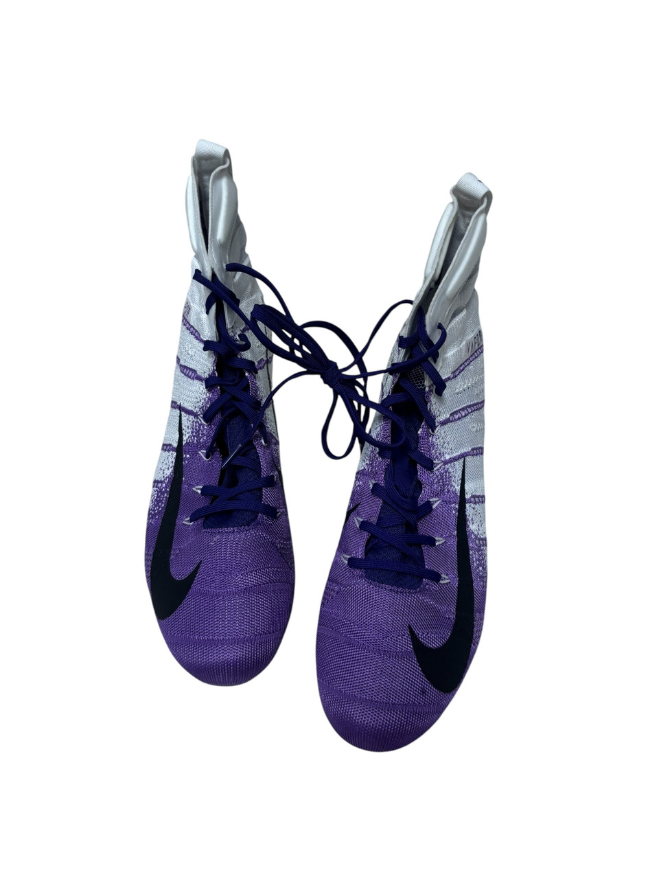 Nike Vapor Untouchable 3 Elite Purple White Football Cleats Nike Vapor Untouchable 3 Elite Purple White Football AO3006  main image 4