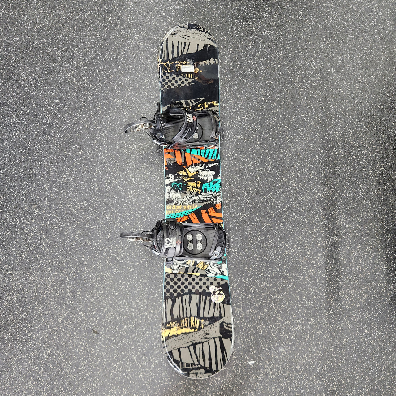 Used K2 FUSE Mens Board/Bindings Black 156 cm