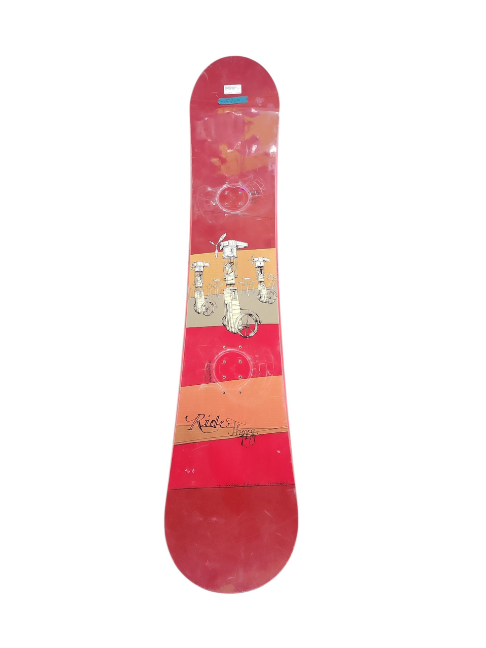 Used Ride THEORY 159 Mens Snowboard Only Red 159 cm Used Ride THEORY 159 Mens Snowboard Only Red 159 cm