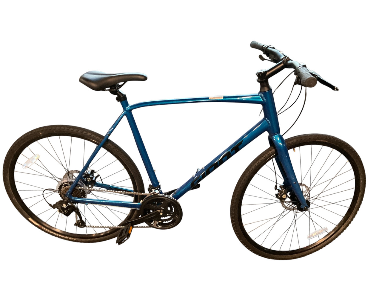 men's giant bicycle Used Giant ESCAPE Mountain Bike Mens Navy Blue 53-57cm - 21-22