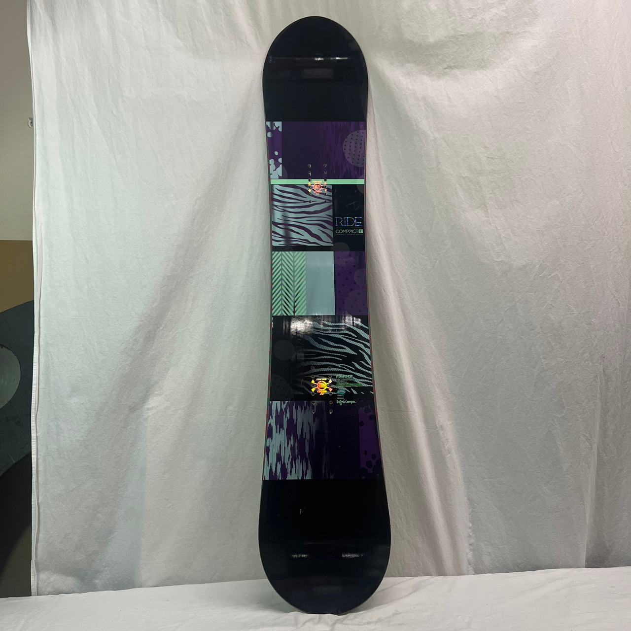 Used Ride COMPACT Womens Snowboard Only Black 147 cm