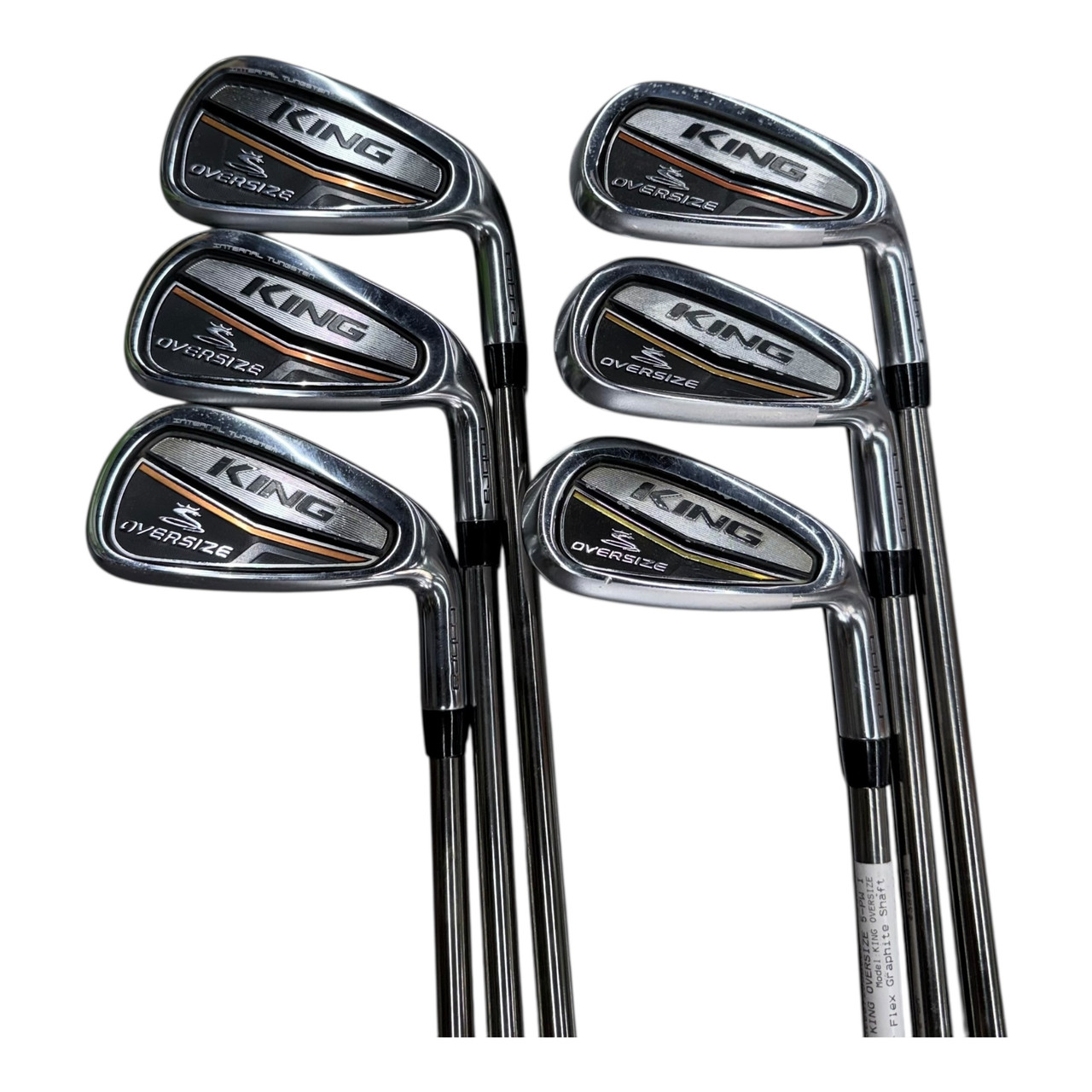 Used Cobra KING OVERSIZE Mens Iron Set RH 5I-PW