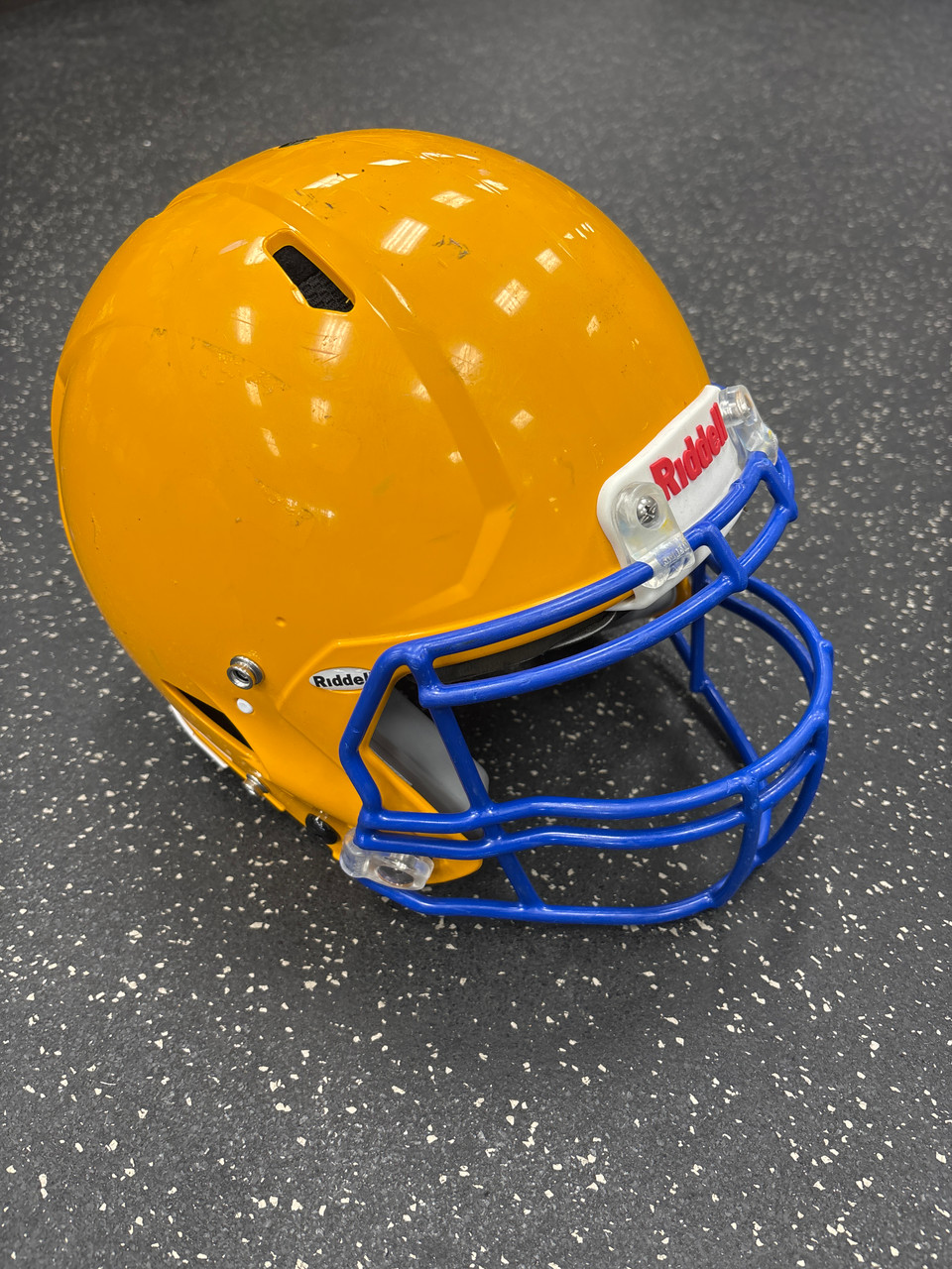 Used Riddell SPEED ADULT FB Helmet Gold LG