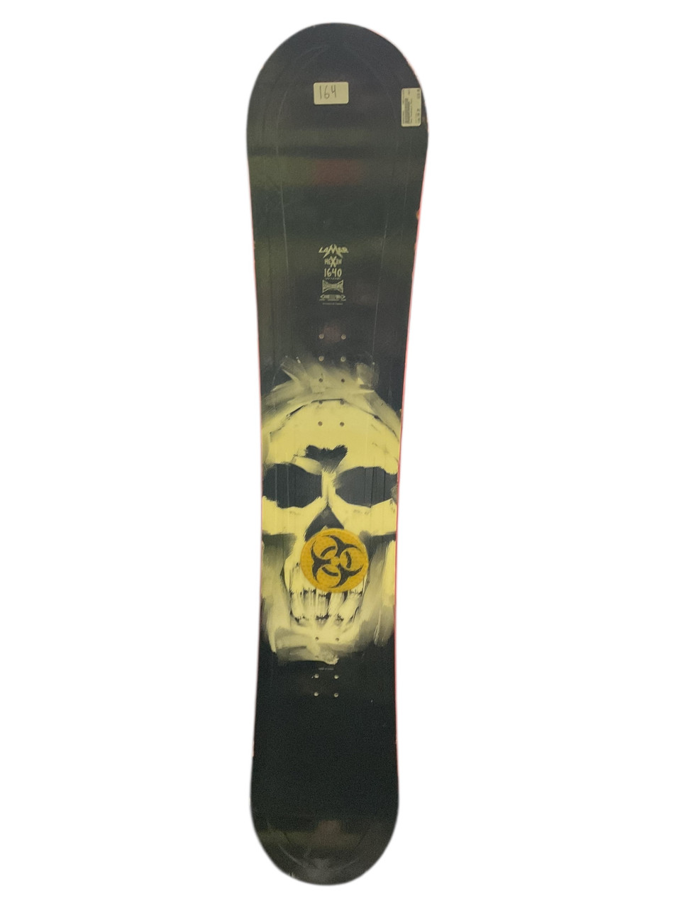 Used Mens Snowboard Only Black 144 cm