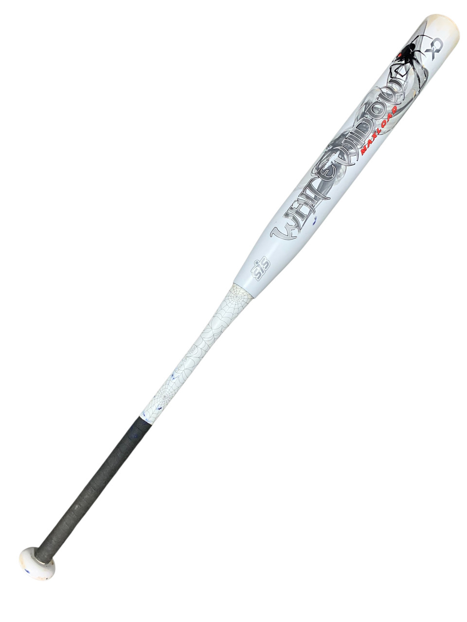 Used Miken WHITE WIDOW 34/26.5 BB/SB Slowpitch Bat 34