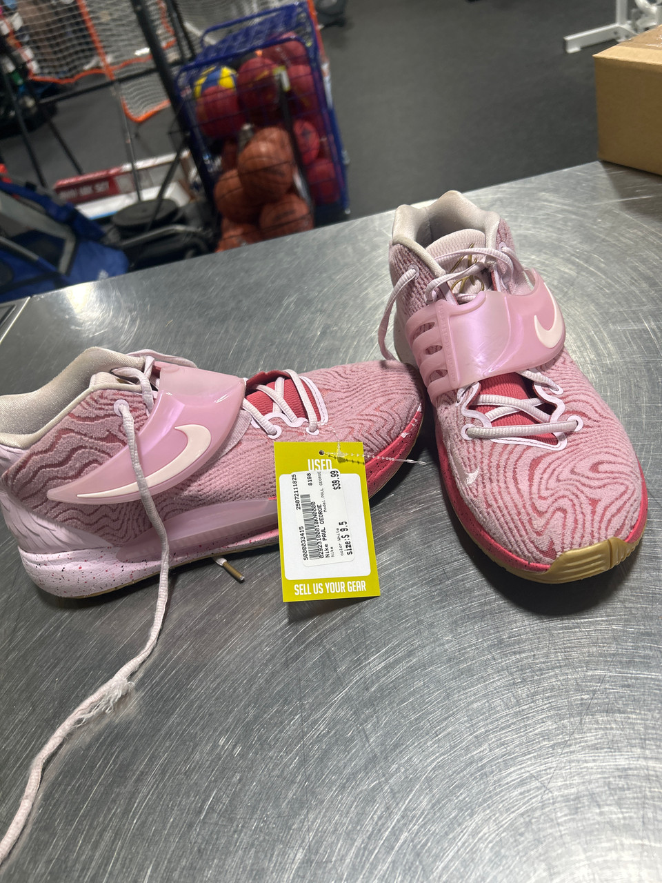 paul george pink shoes