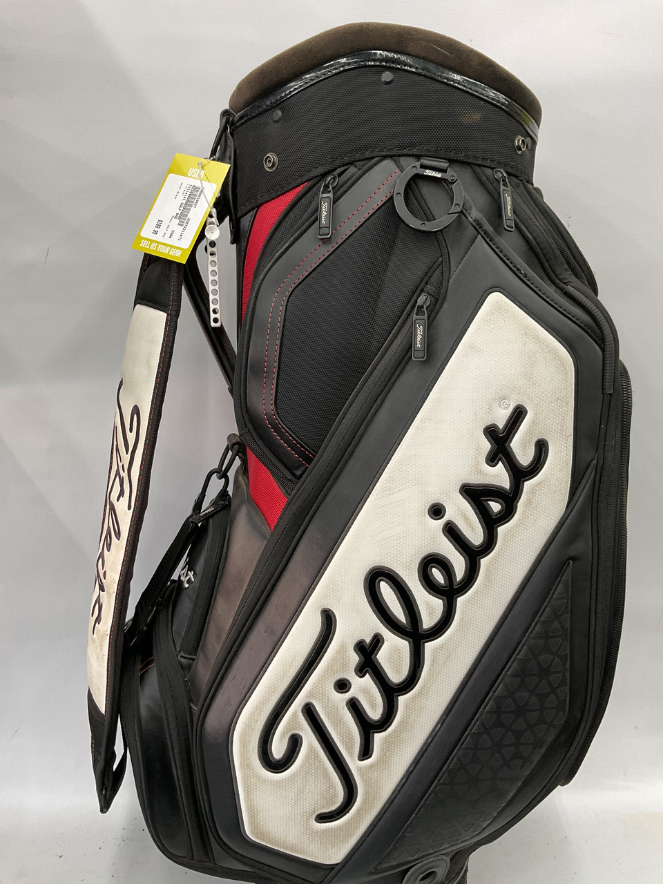 Used Titleist GOLF BAG Mens Cart Bag Black