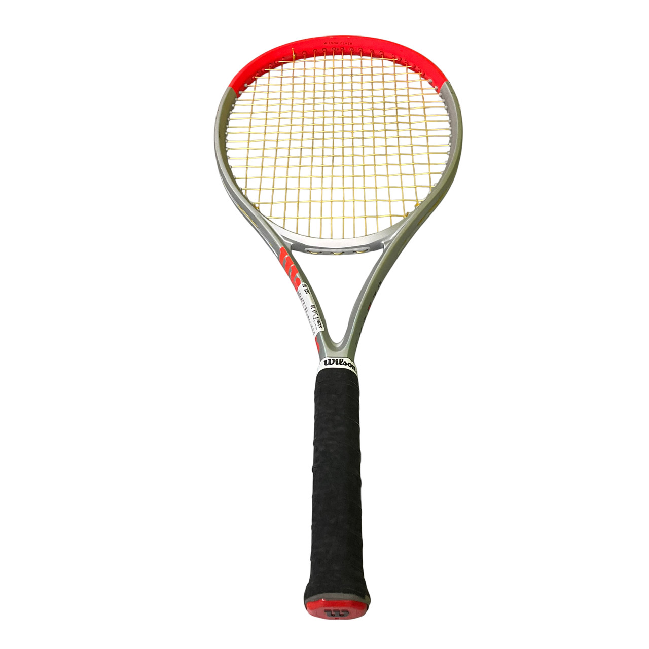 Used Wilson CLASH 100 V1 Adult Tennis Racquet Grey 4 3/8