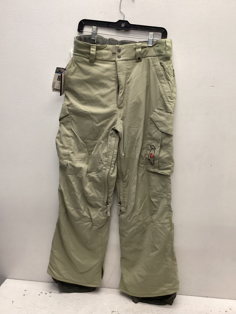 Used Burton RONIN Snow Pants M Tan SM