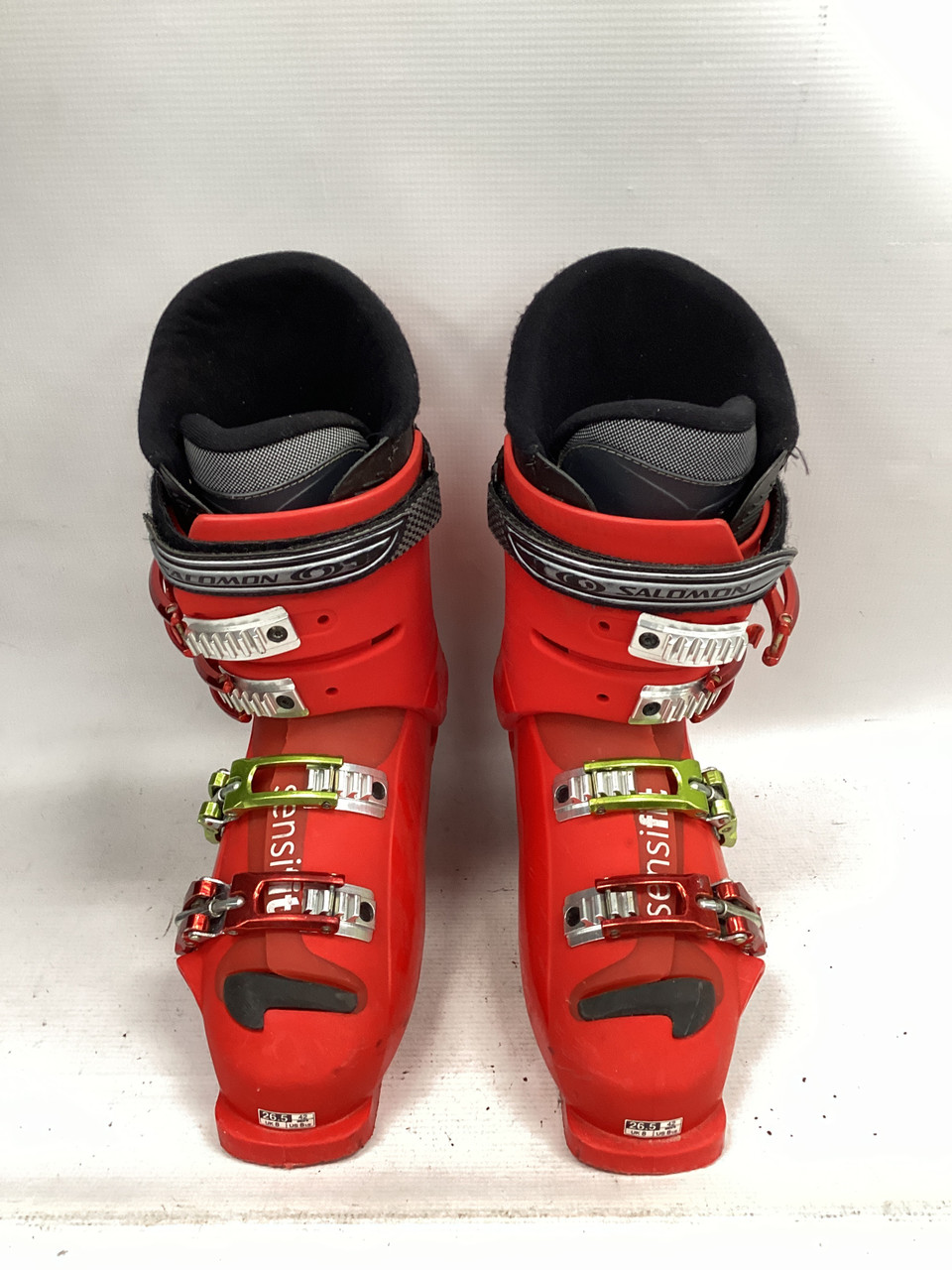 Used Salomon X WAVE 7.0 Mens DH Ski Boot Red 265 MP - M08.5 - W09.5