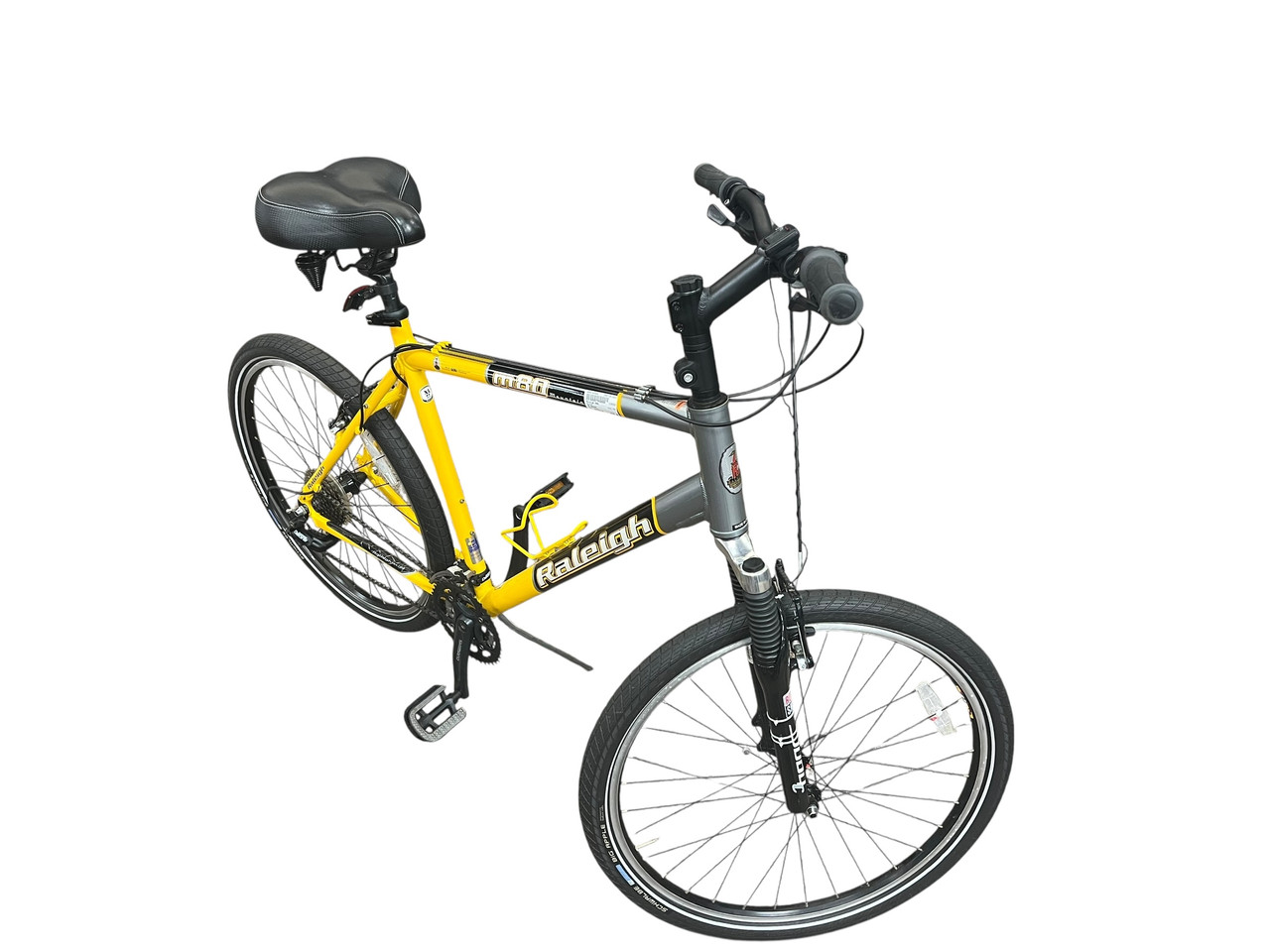 Used Raleigh M80 Mountain Bike Mens Yellow 48-52cm - 19-20