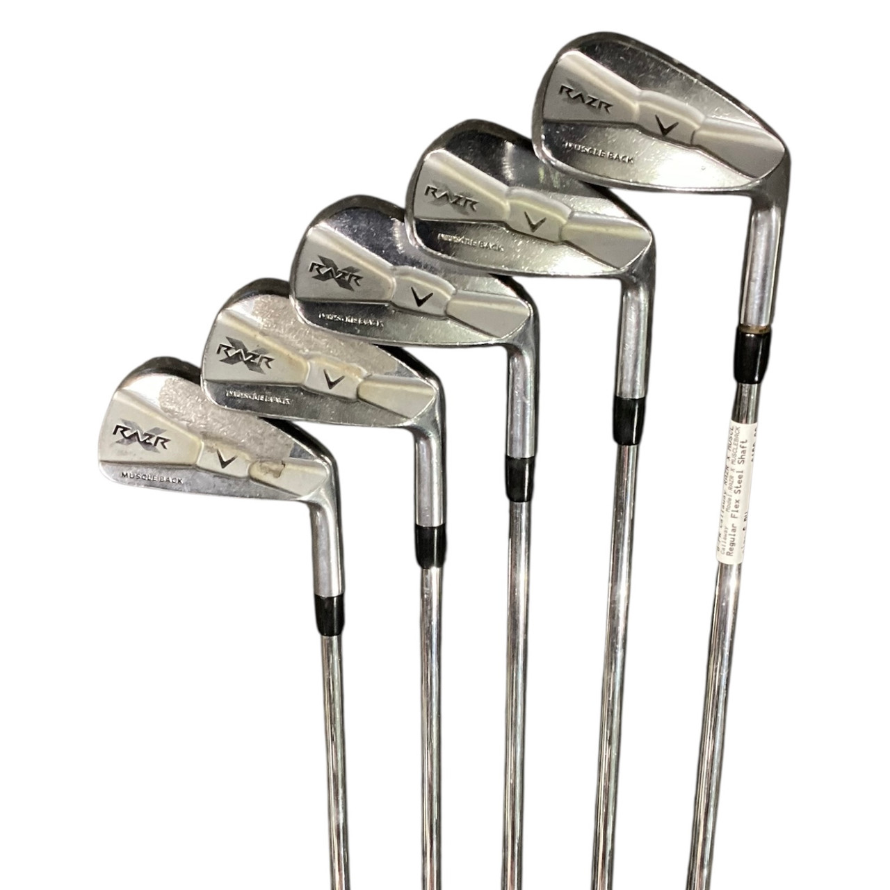Used Callaway RAZR X MUSCLEBACK Mens Iron Set RH 6I-PW