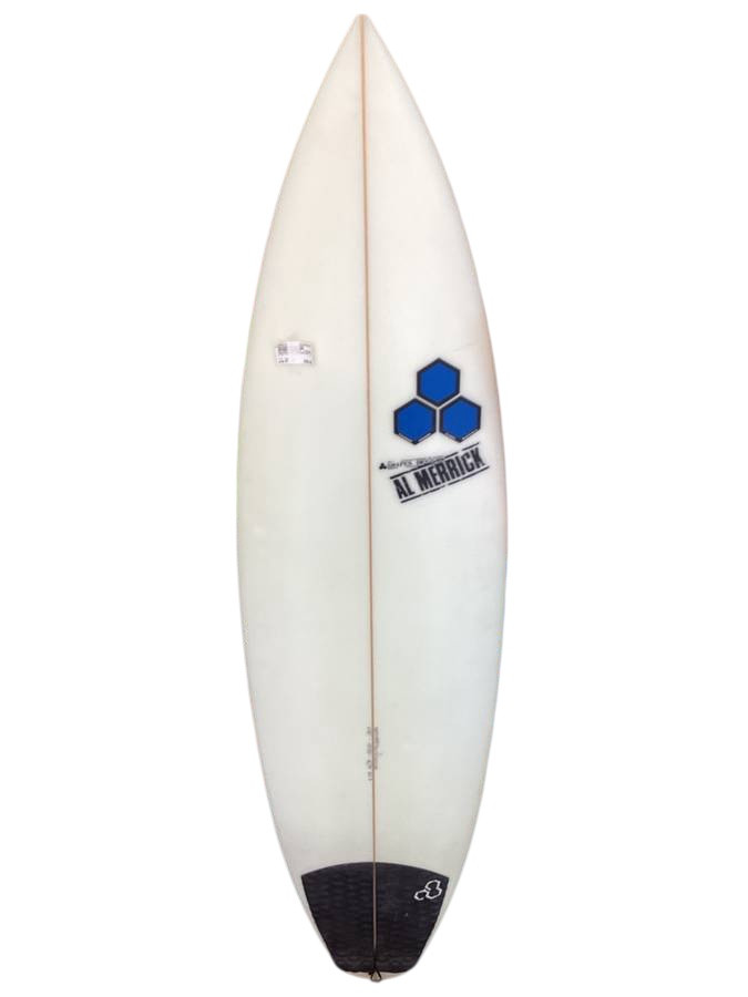 Used Al Merrick Surfboard White 6Ft 2In