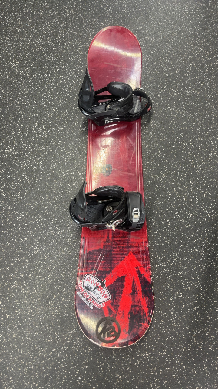 Used K2 FUSE Mens Board/Bindings Red 156 cm
