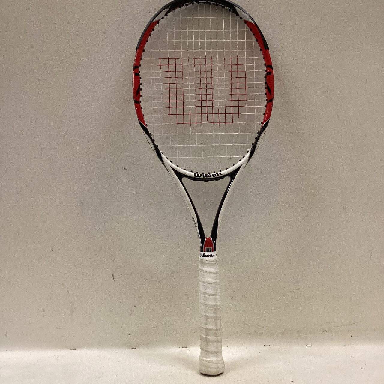 Used Wilson K SIX.ONE 95 Adult Tennis Racquet Red 4 3/8