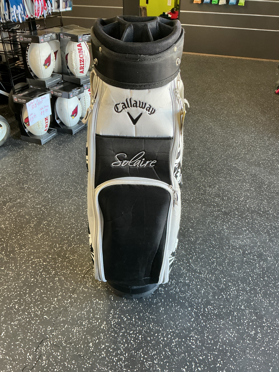Used Callaway CALLAWAY SOLAIRE W GOLF BAG Womens Stand Bag Grey