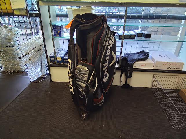 Used Callaway RAZR Mens Cart Bag Black