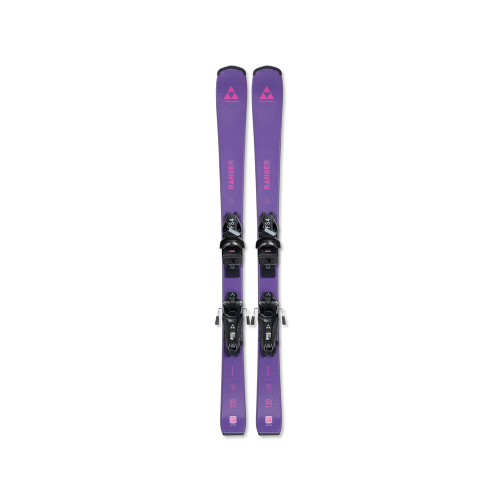 New Fischer Ranger Jr. Skis with Bindings 2026- 100cm