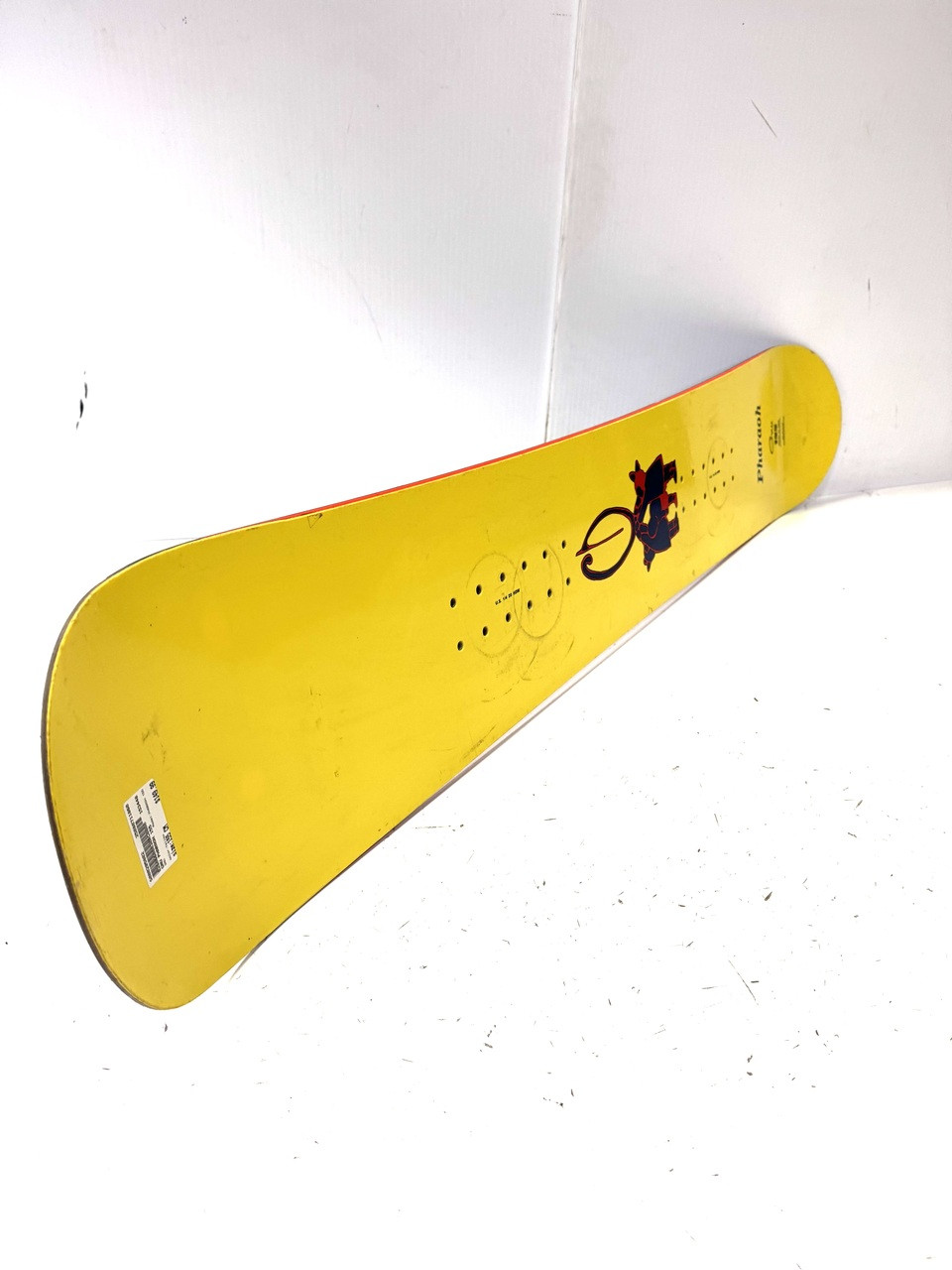 Used GNU PHARAOH 155 Mens Snowboard Only Yellow 155 cm