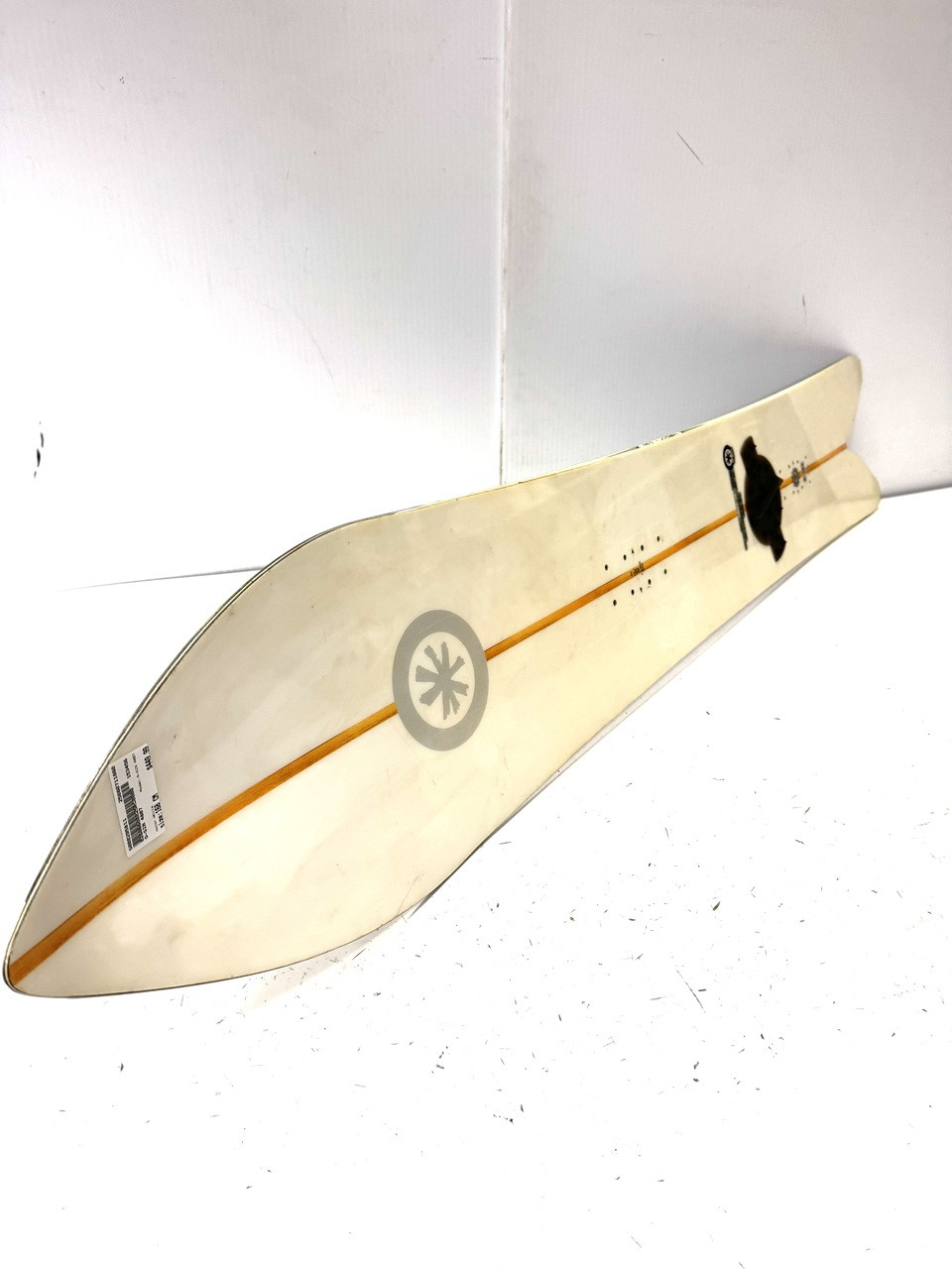 Used O-SIN 4807 Mens Snowboard Only White 168 cm