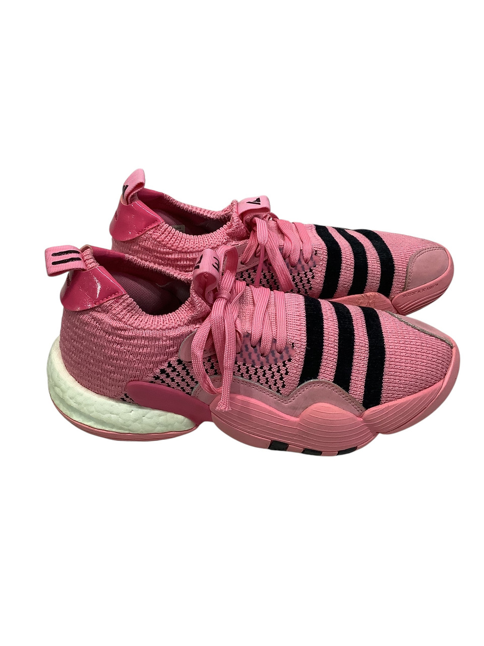 Used Adidas Basketball Shoes M Pink Senior 8
