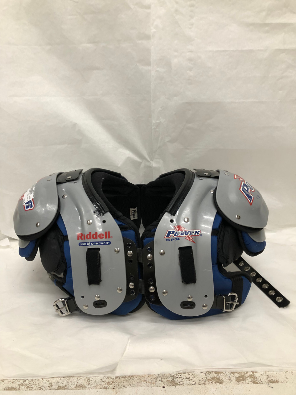 Used Riddell POWER SPX MD Football Shoulder Pads Football Shoulder