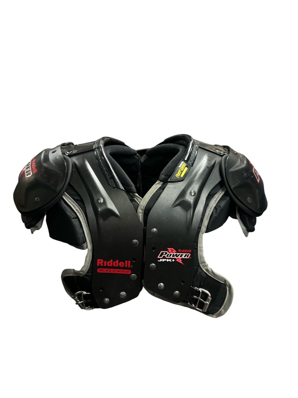 Used Riddell POWER JPK+ FB Shoulder Pads Black SM