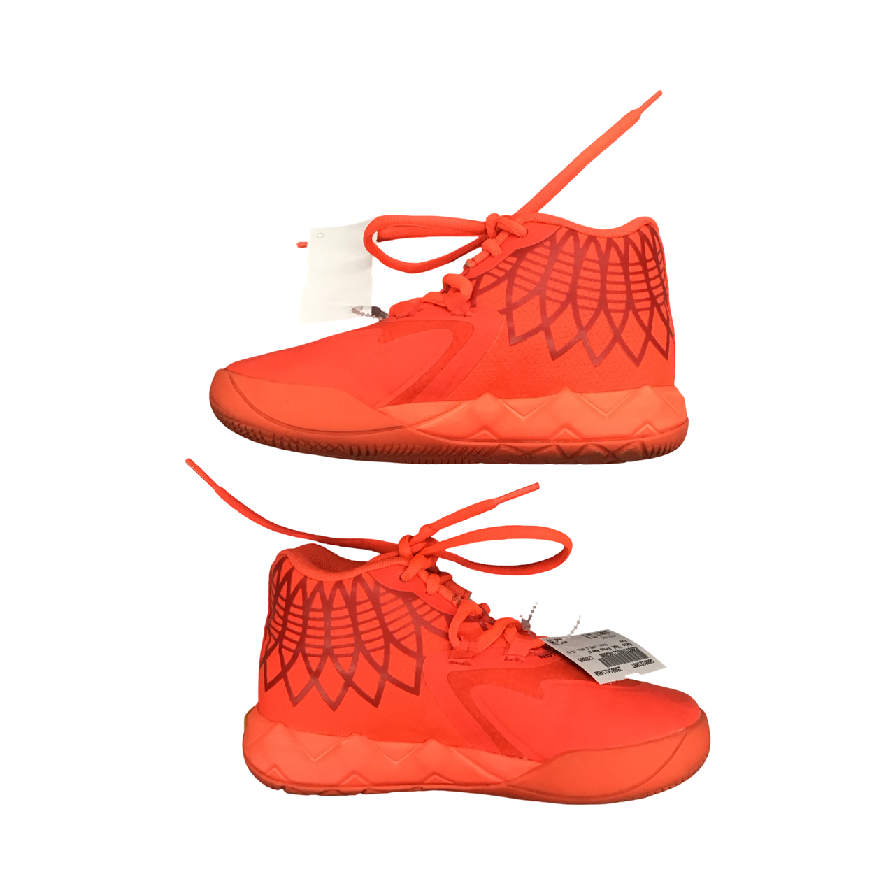 Used Puma LAMELO BALL MB.01 Basketball Shoes Y Red Youth 12.0