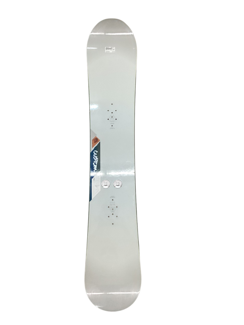 Used Burton CUSTOM 158 Mens Snowboard Only White 158 cm