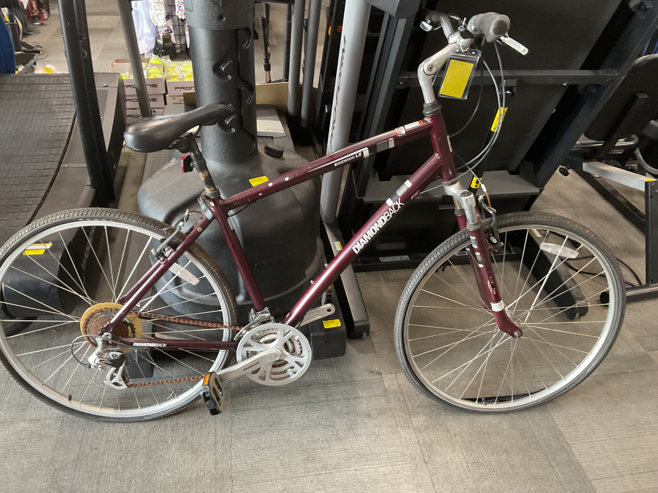 Used Diamondback EDGEWOOD LX Mountain Bike Mens Maroon 58-61cm