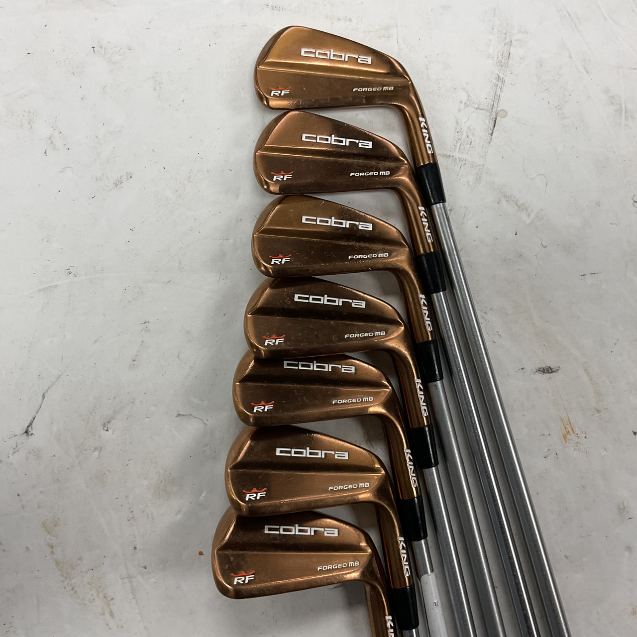 Used Cobra KING RF FORGED MB Mens Iron Set RH 4I-9I