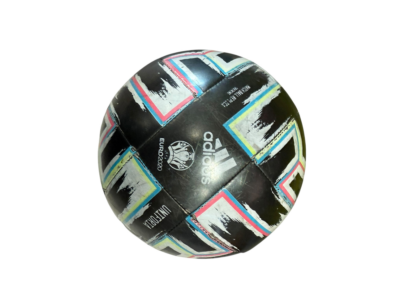 Used Adidas EURO 2020 All Size Soccer Ball Black 4