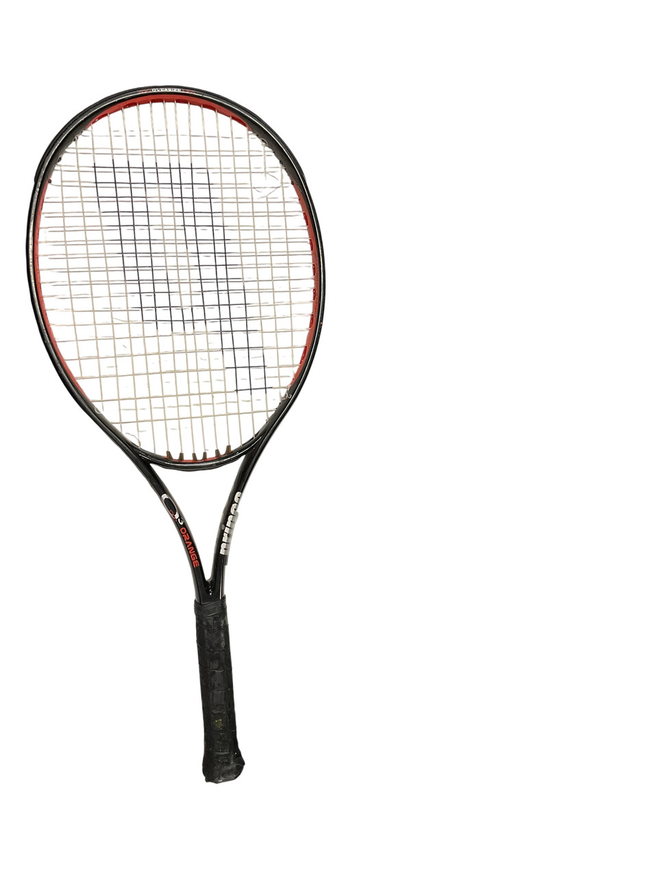 Used Prince O3 ORANGE Adult Tennis Racquet Black Unknown