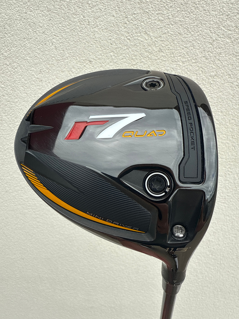 TaylorMade - TaylorMade R7 Quad ドライバー 11.5° TaylorMade r7 Quad Mini 11.5* Driver Stiff Fujikura Speeder