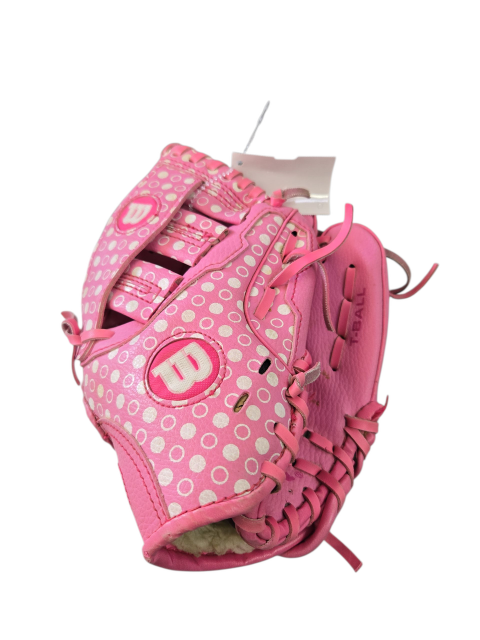 Used Wilson A300 BB/SB Glove RH Throw Pink 9