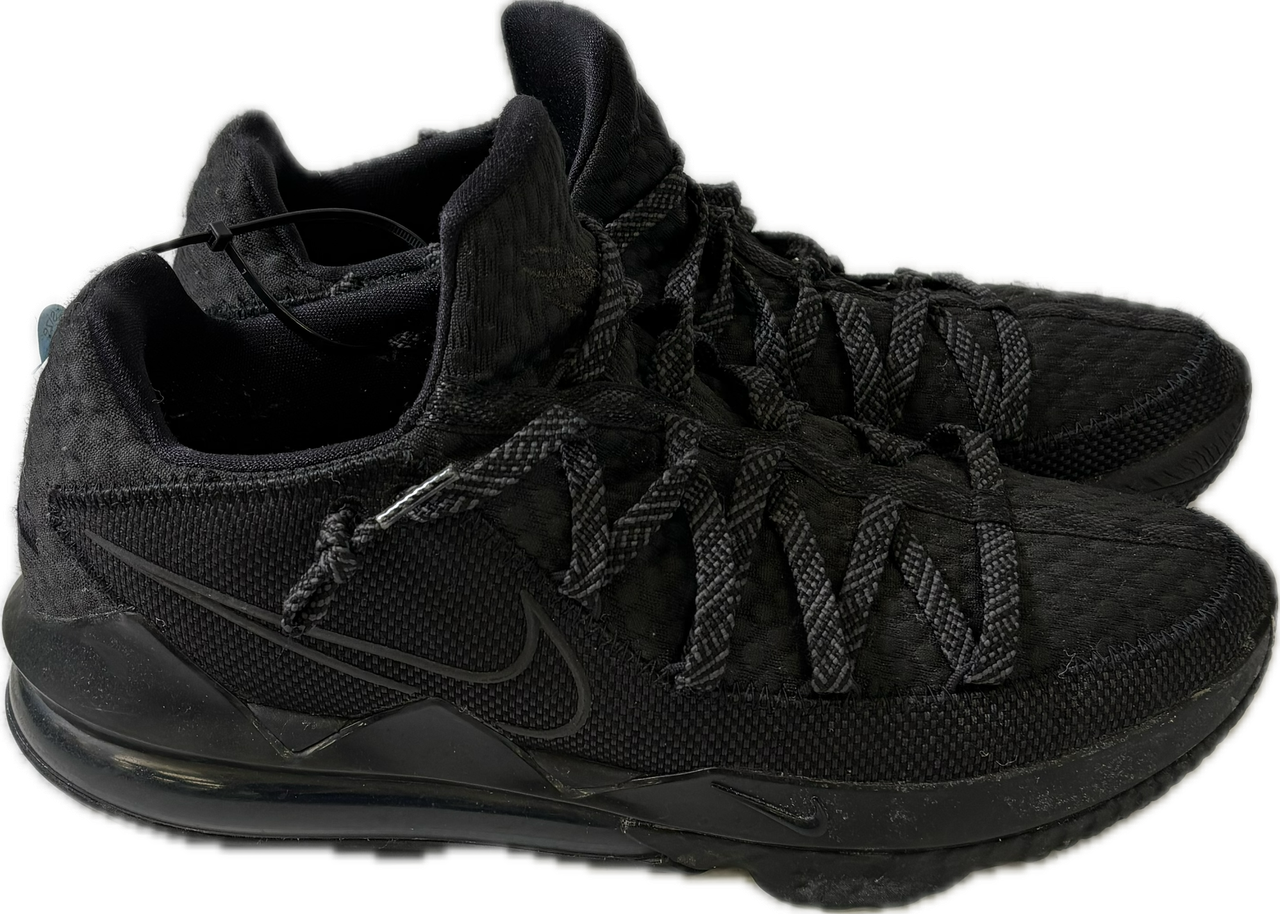 Used Nike LEBRON 17 LOW Basketball Shoes M Black Senior 12 display picture 1