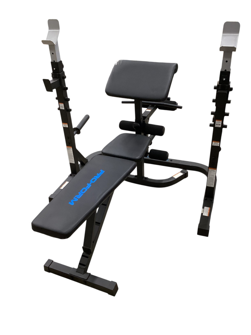 Used Proform OLYMPIC BENCH WITH RACK Olympic Bench1